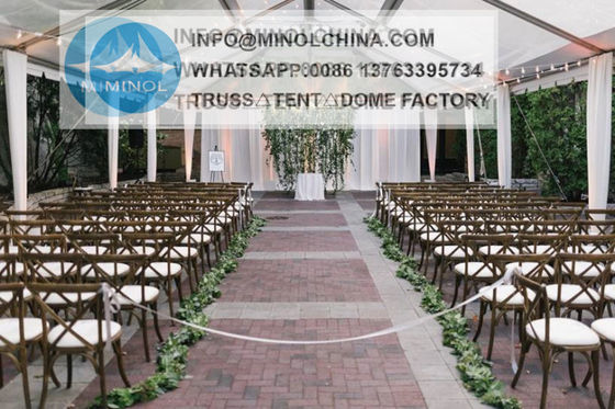 300 Orang Tenda Pernikahan Outdoor Indoor 850gsm PVC