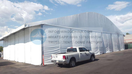 Tenda Gudang Aluminium DIN 4102 B1 Skala Besar Tahan Cuaca