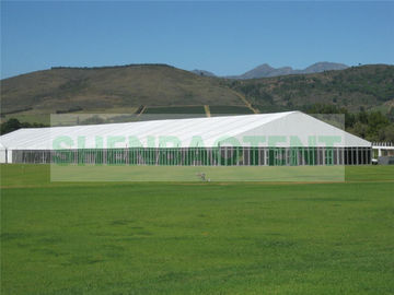 Tenda Span Marquee Catering Yang Jelas Dengan Glass Wall Aluminium Profile 4 Meter Tinggi